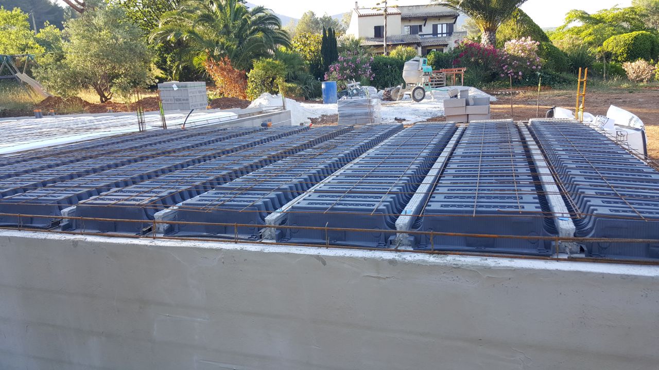 Plancher sous terrasse