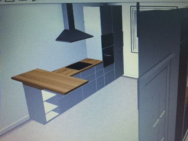 plan de cuisine 3D