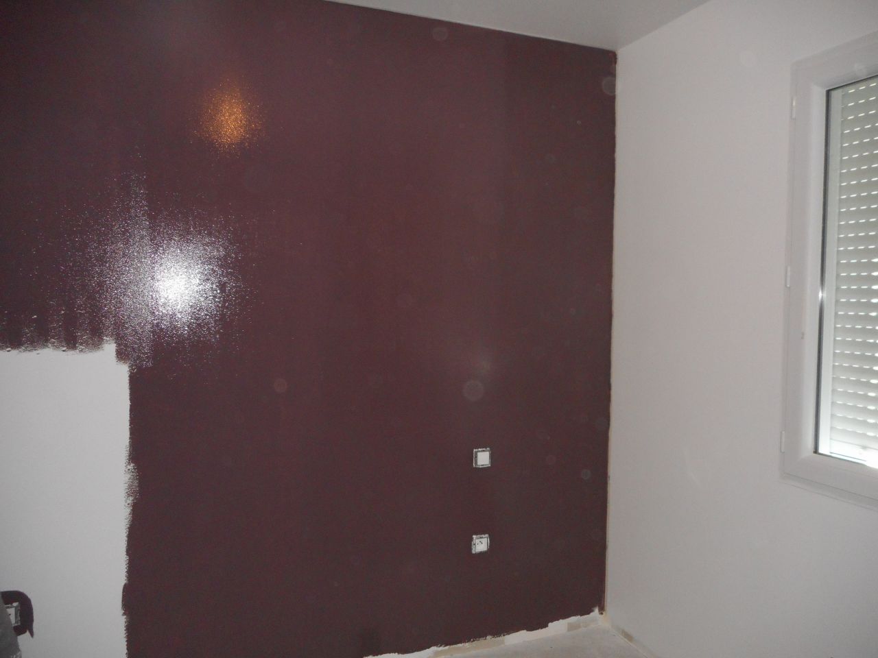 chambre taupe mauve