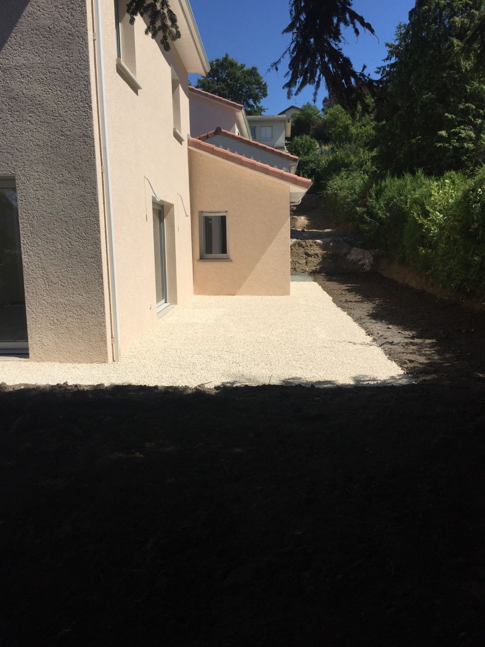 Coté terrasse