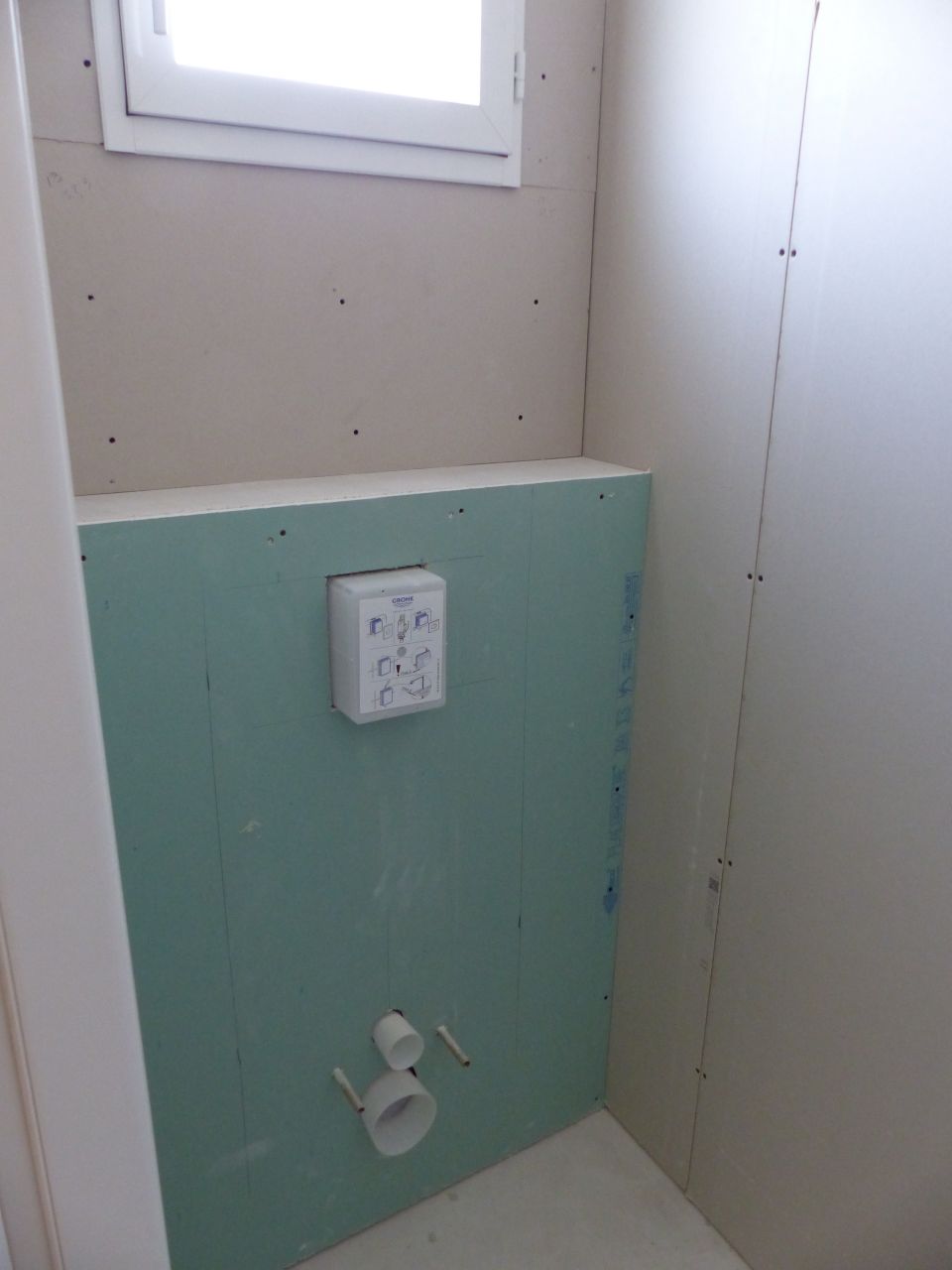 Placo WC RdC