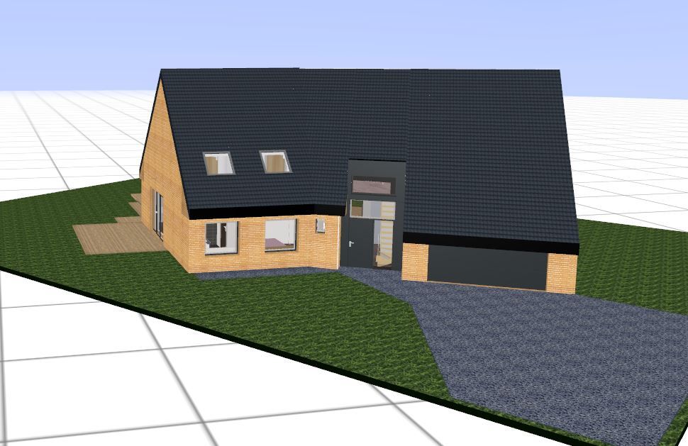plan 3D de la maison à l'aide du logiciel gratuit Kozikaza !