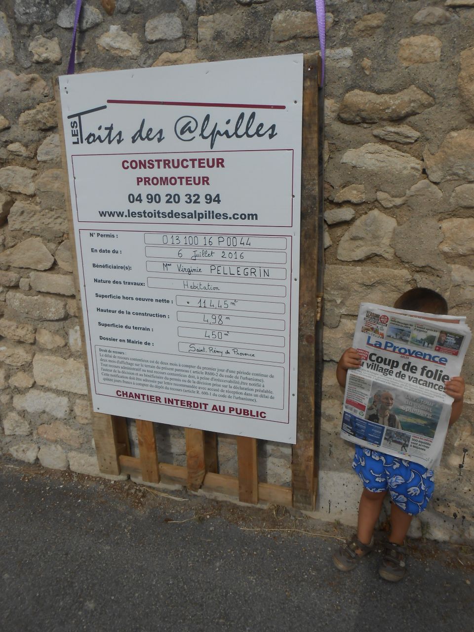 Permis de construire affich!