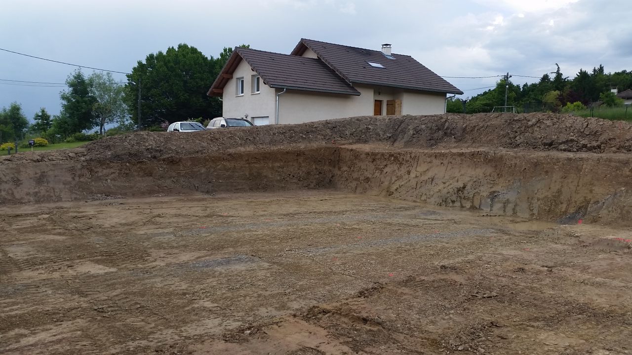 Terrassement pleine masse suite et fin 3