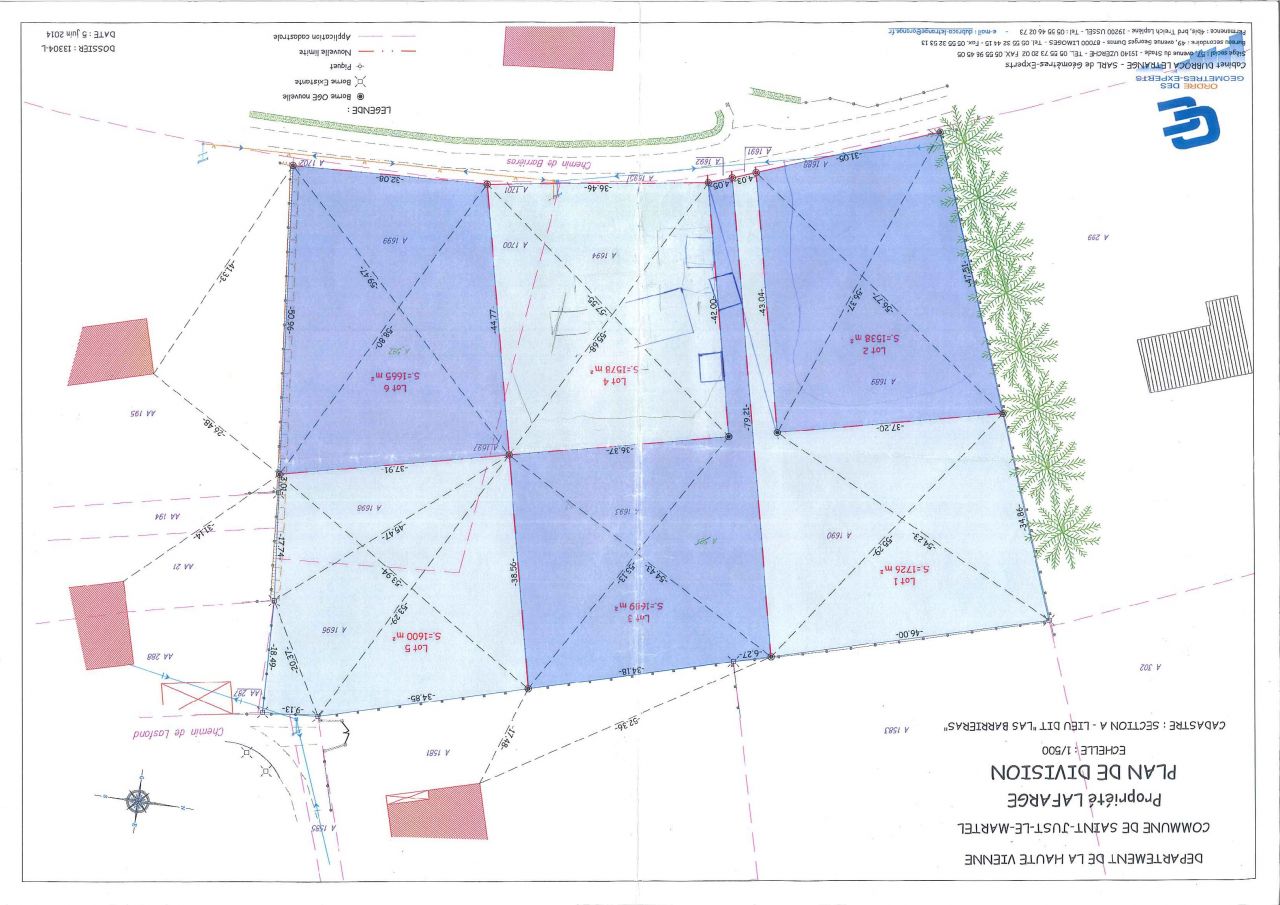 PLAN DE TERRAIN