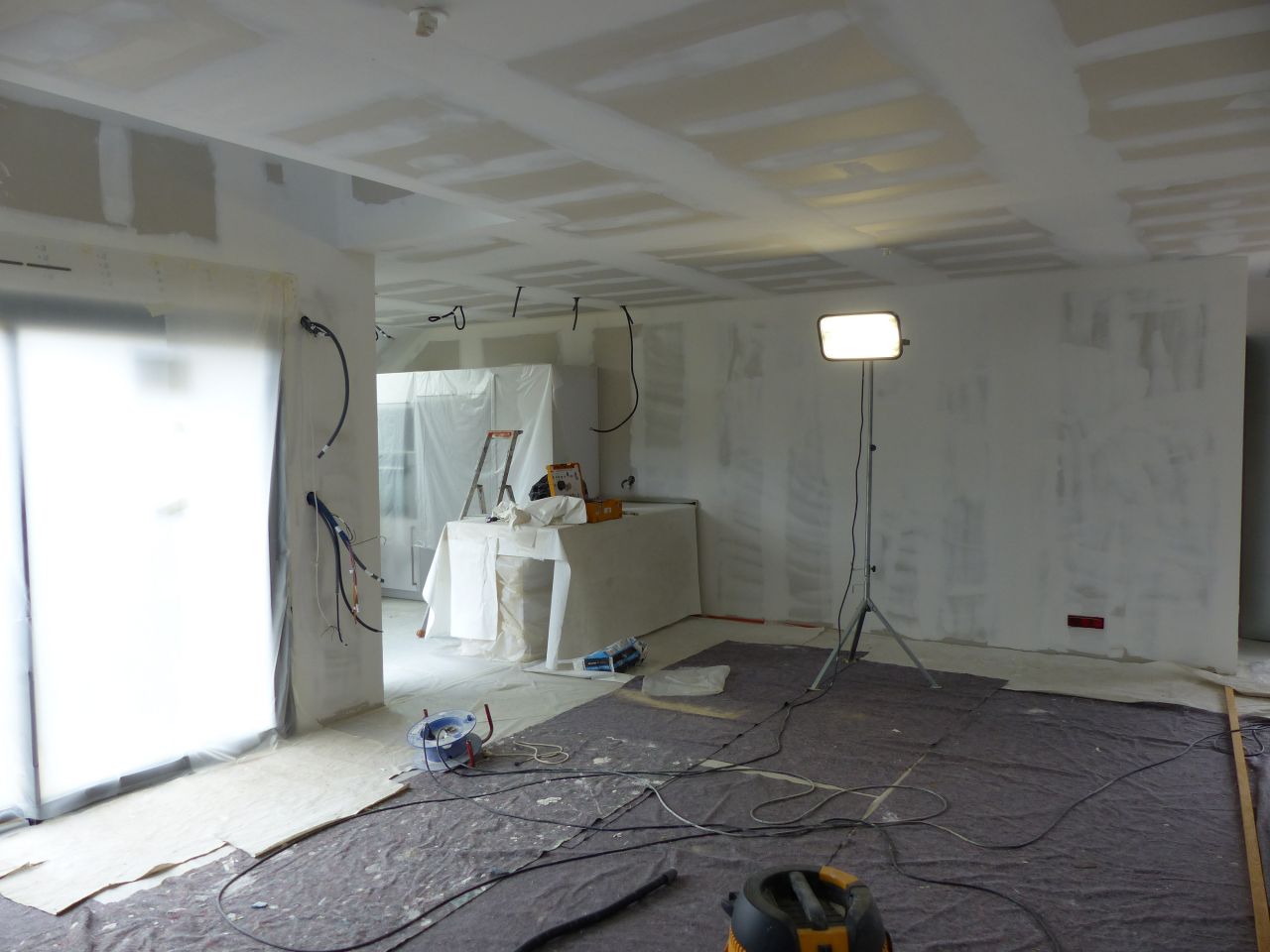 Ratissage des murs