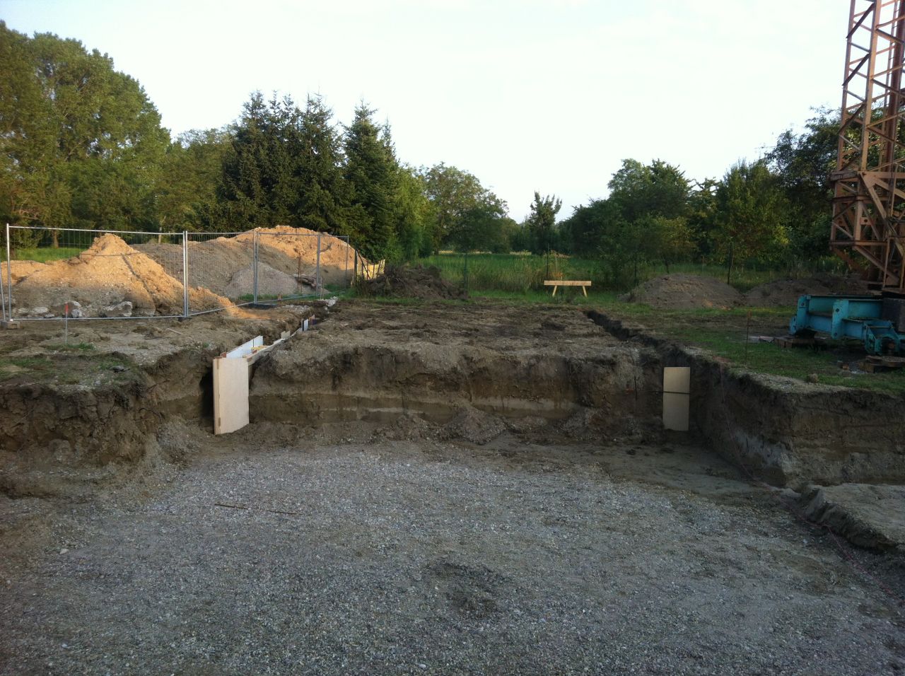 tranchées fondations