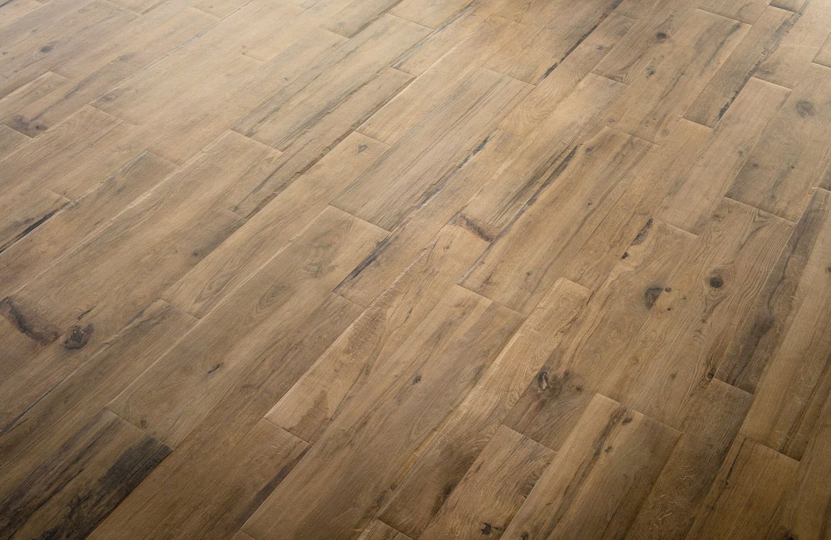 Carrelage faon parquet 
<br />
Marque Millelegni, modle Scottisk Oak