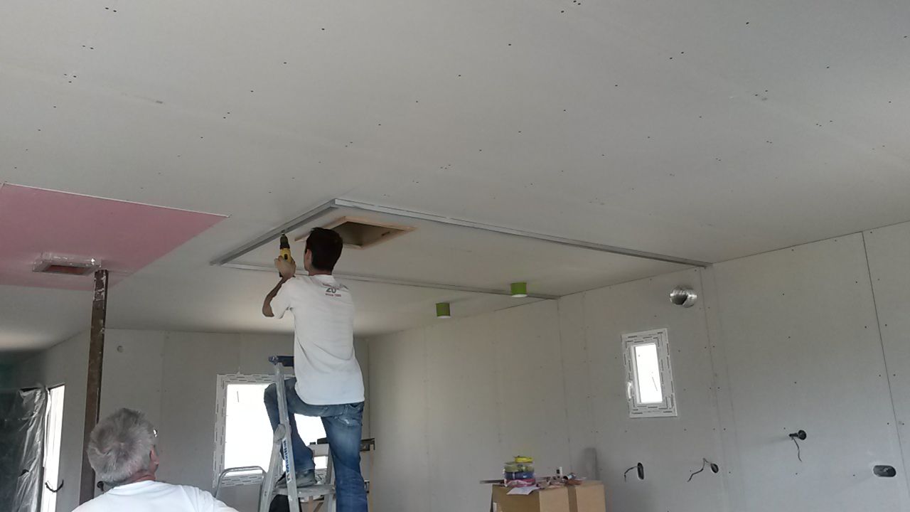 début des cloisons