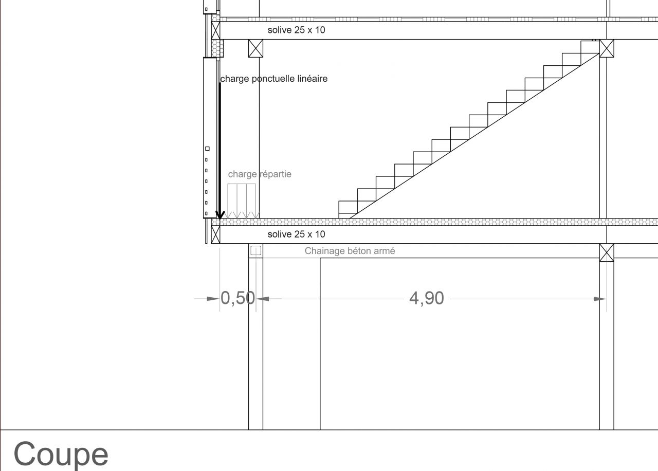 Dimensionnement Maison à Ossature Bois Poteau Poutre 10