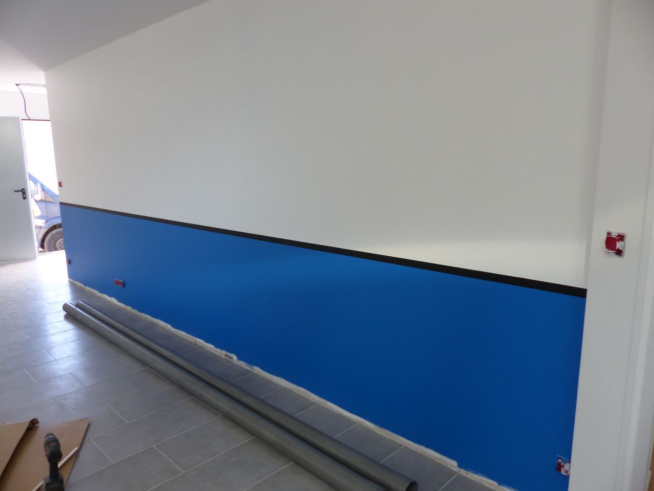 Peinture de la pièce de vie