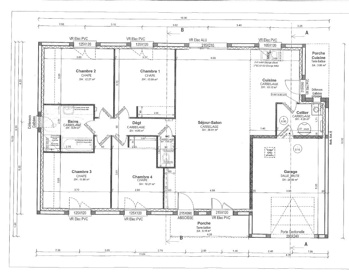 Reception des plans en Fevrier 2016