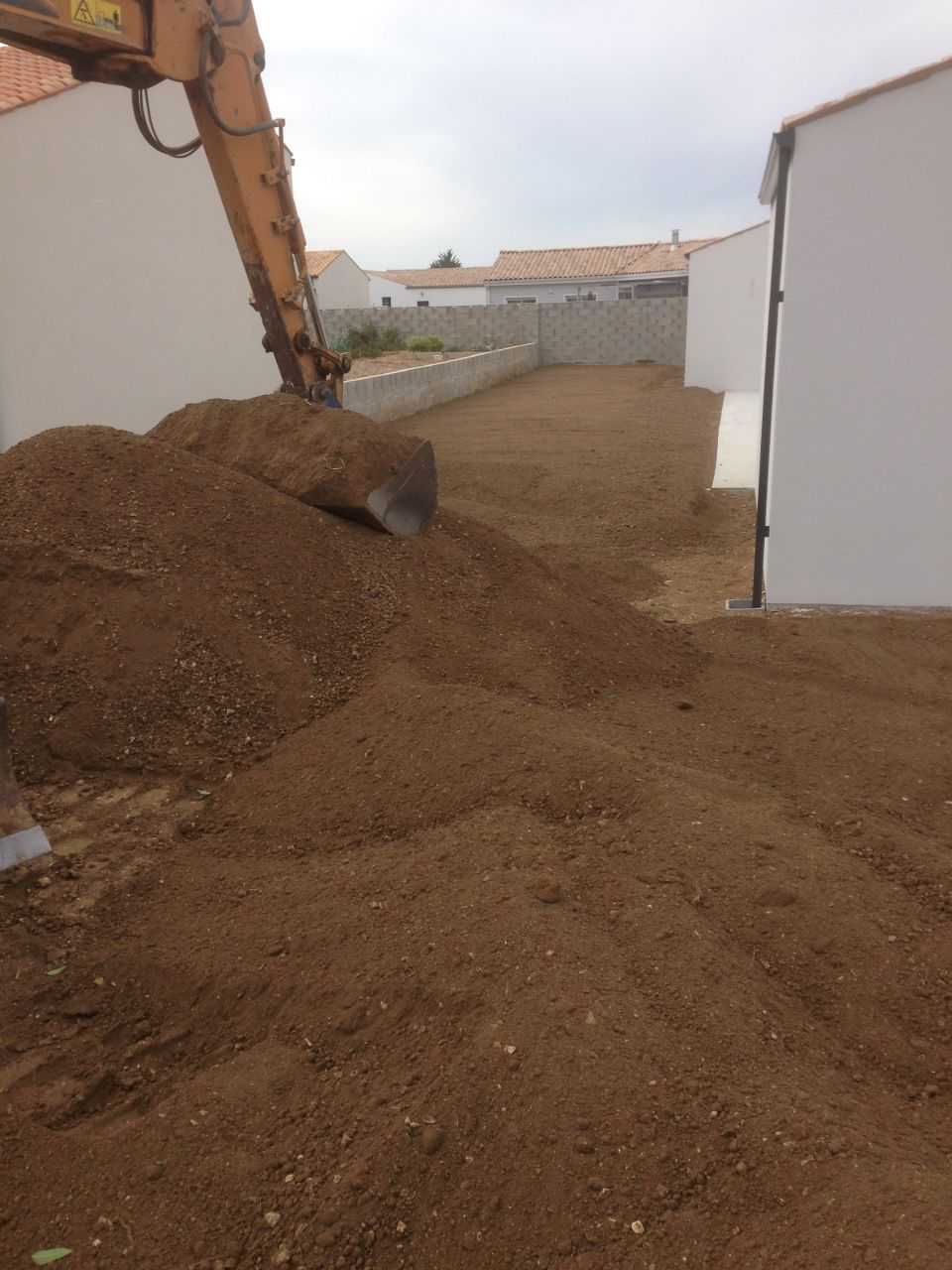 Préparation terrain pour extérieure et clôtures