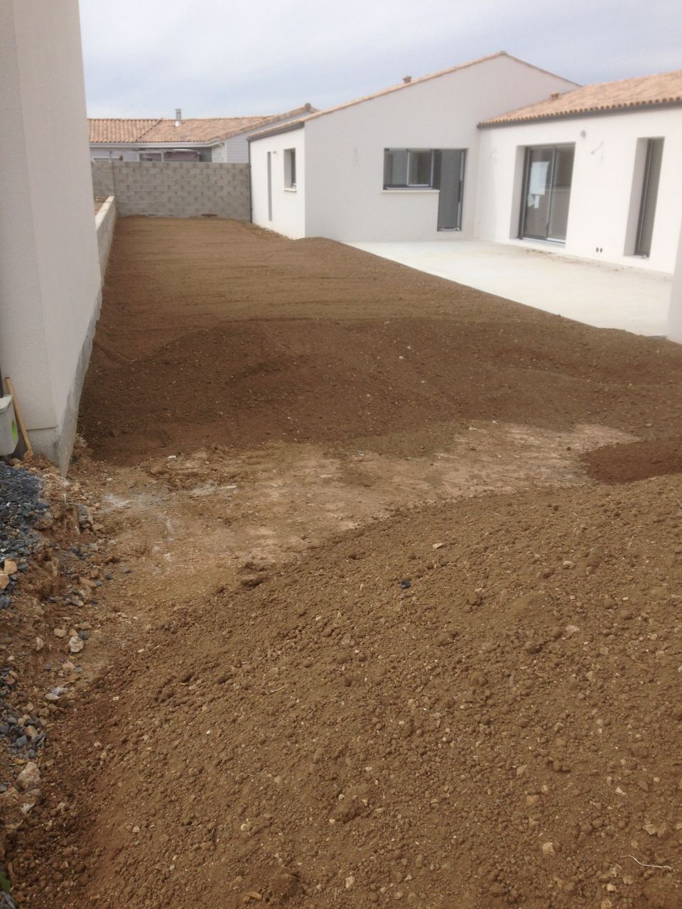 Préparation terrain pour extérieure et clôtures
