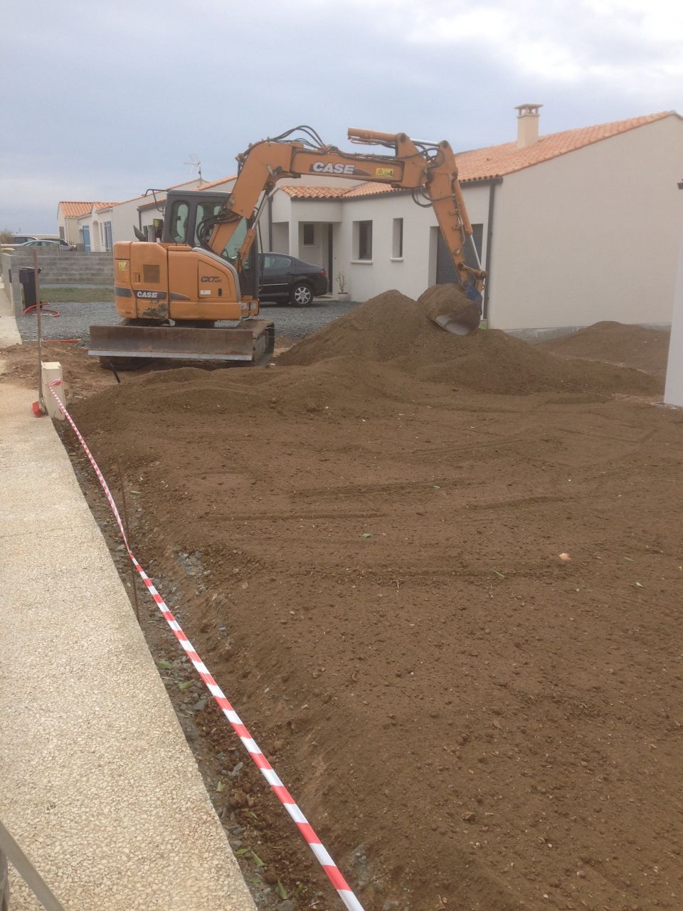 Préparation terrain pour extérieure et clôtures