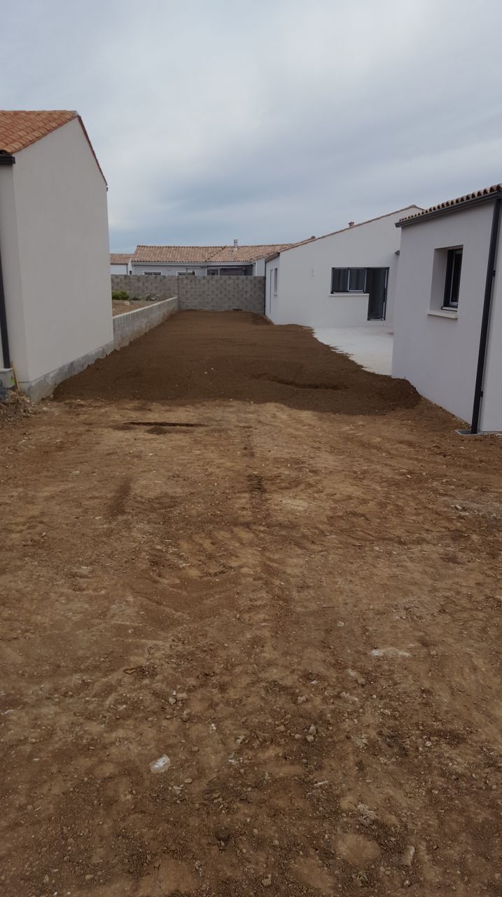 Préparation terrain pour extérieure et clôtures