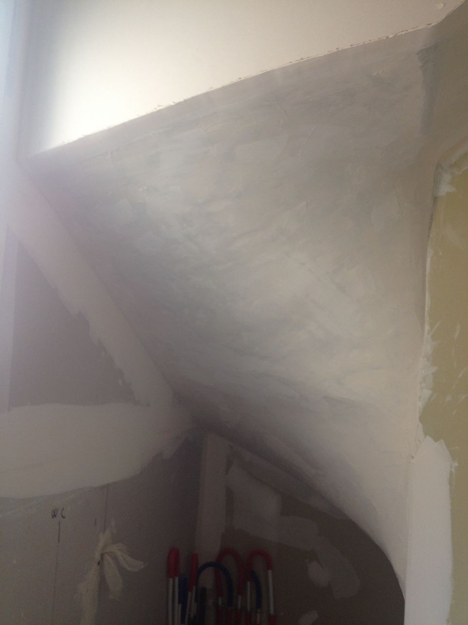 Escalier enduit