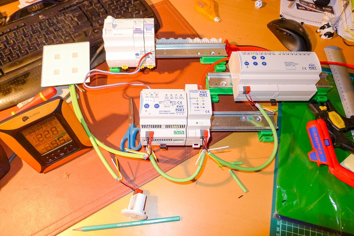 Test de la programmation KNX / ETS5 Test de la programmation KNX / ETS5