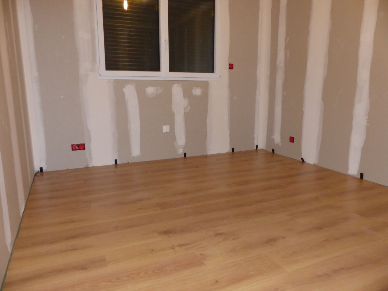 Parquet de l'étage posé