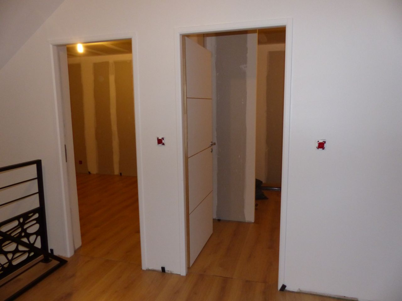 Parquet de l'étage posé