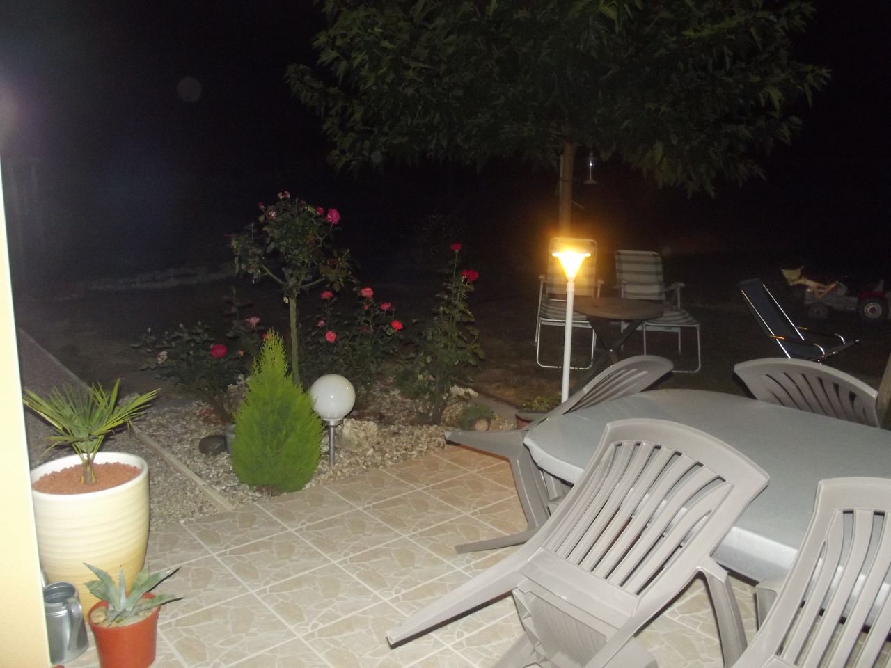Eclairage de la terrasse opérationnel Eclairage de la terrasse opérationnel