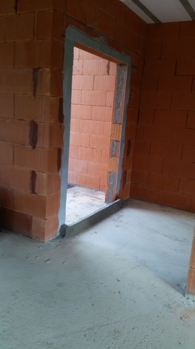L'appui de la porte d'entrée