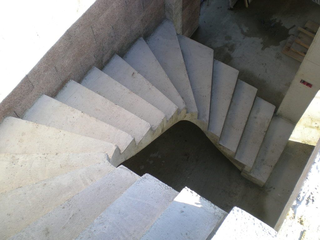 Escalier décoffré