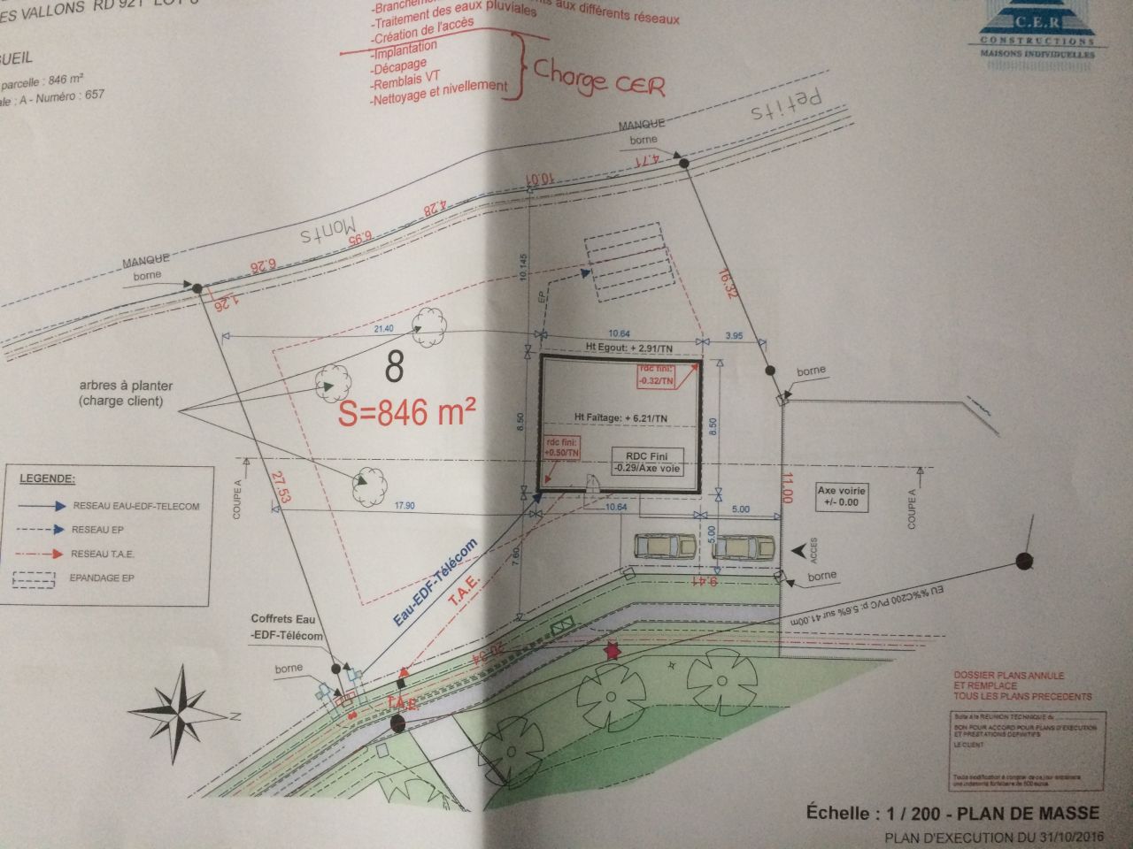 (plans d'excution) Terrain