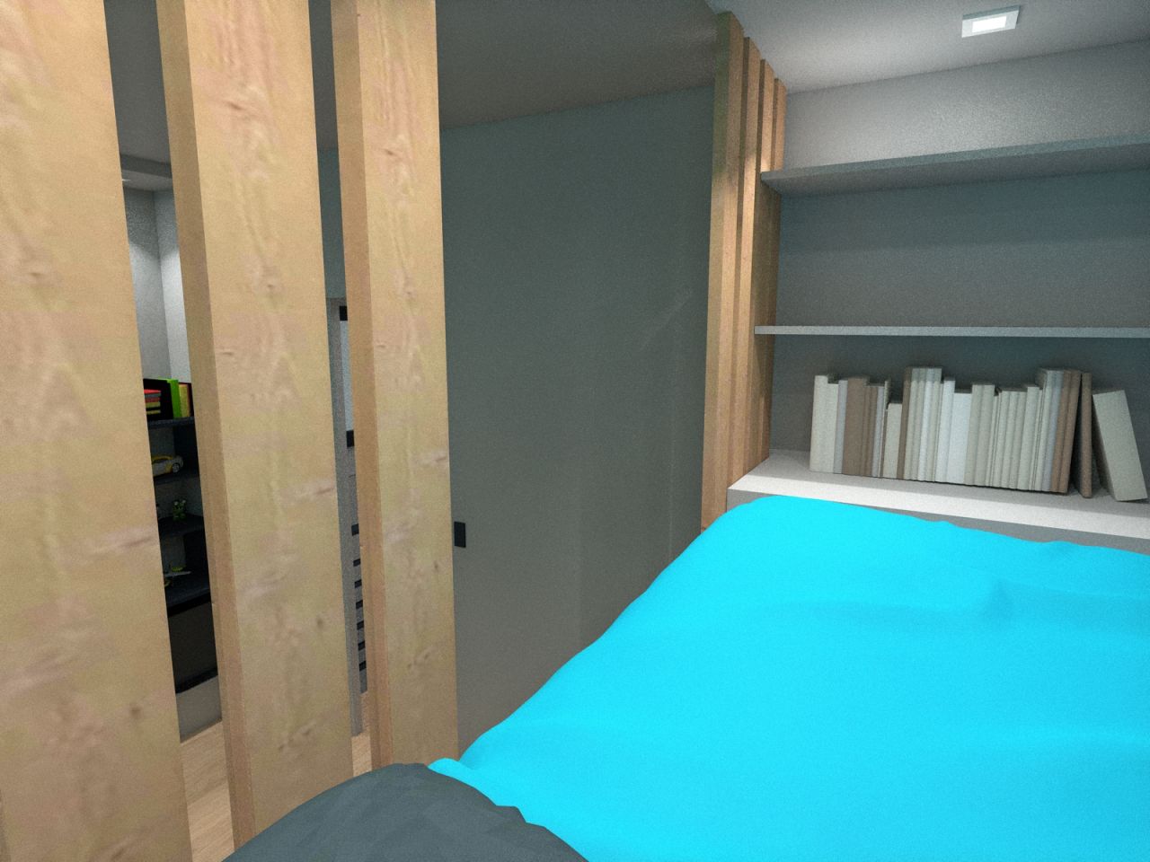 Chambre du schtroumpf!