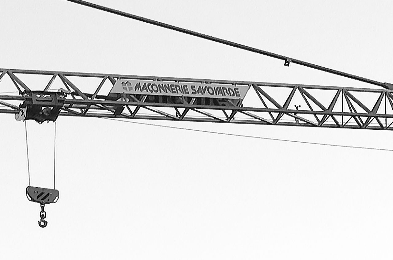 Arrivée de la grue