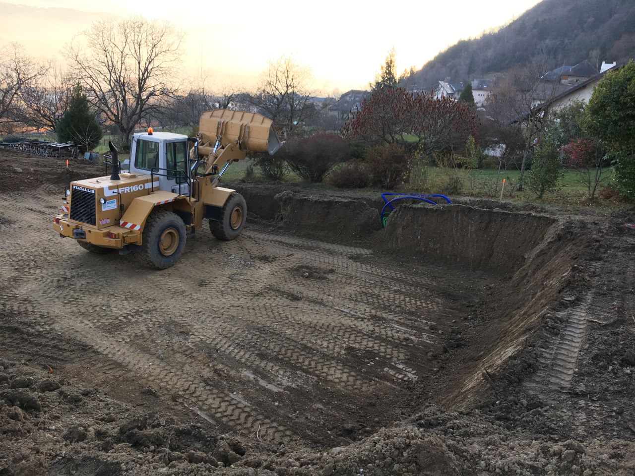 fin du terrassement