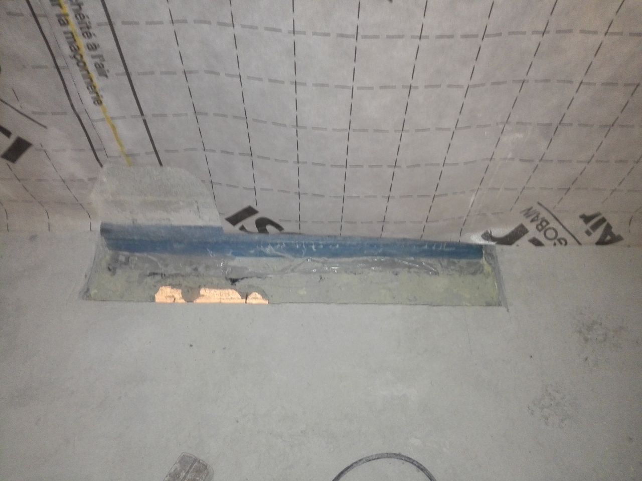 Réservation passage gaines VMC DF