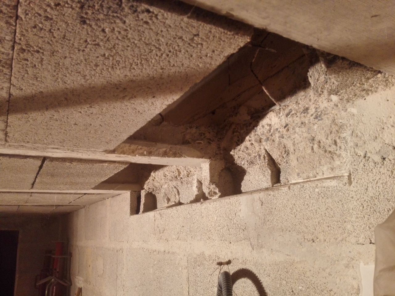 Réservation passage gaines VMC DF