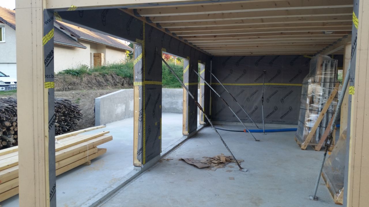 Charpentier 3eme jour  - montage plancher étage