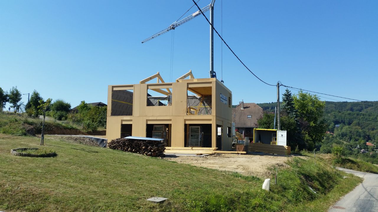5eme jours des charpentiers - elevation étage + fermes