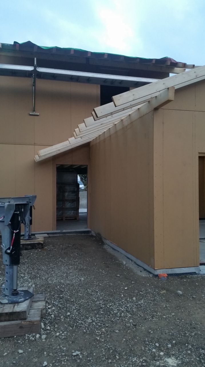 9eme jours   -  on continue la charpente 4