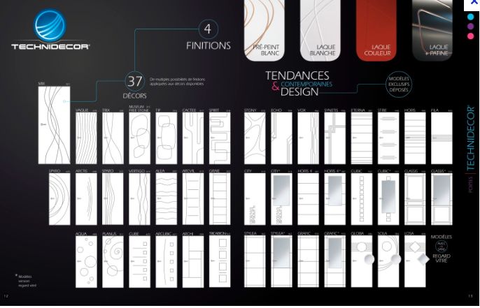 PORTES INTERIEURES HUET TECHNIDECOR