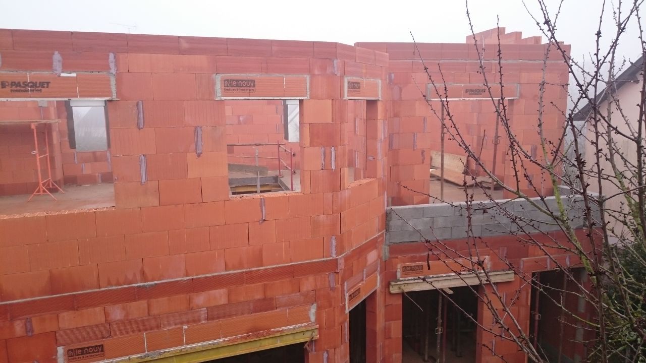 Elevation des murs finie