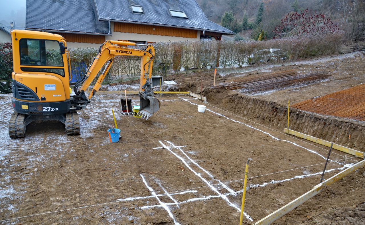 Coulage des fondations