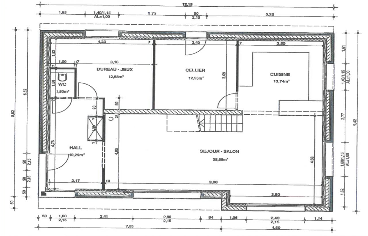 Plan du Rez-de-chausse