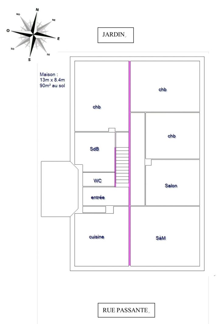 Plan avec orientation