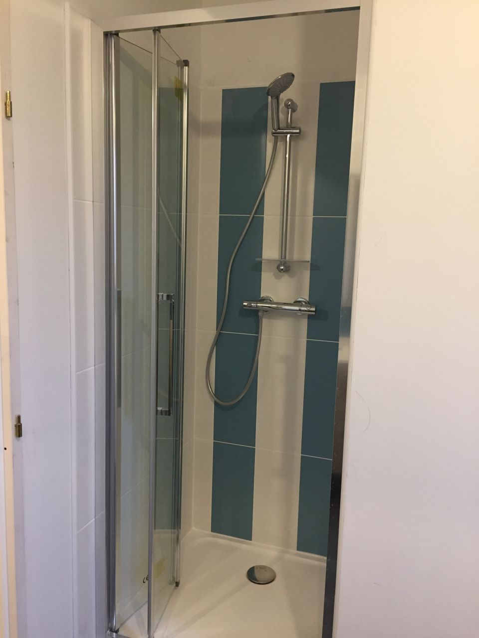 douche - carrelage fini