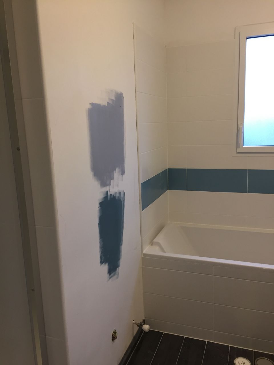 salle de bain - carrelage fini