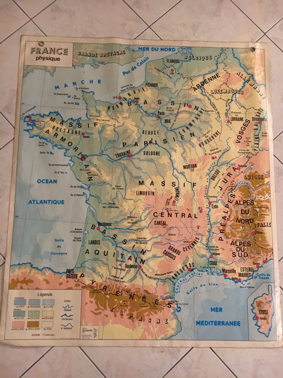 Carte d'école