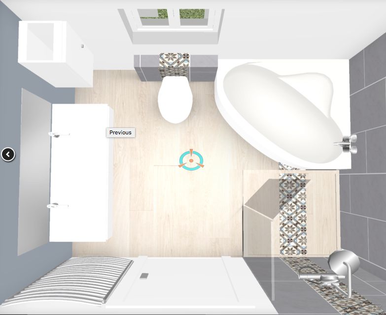 réflexion salle de bain et carrelage...