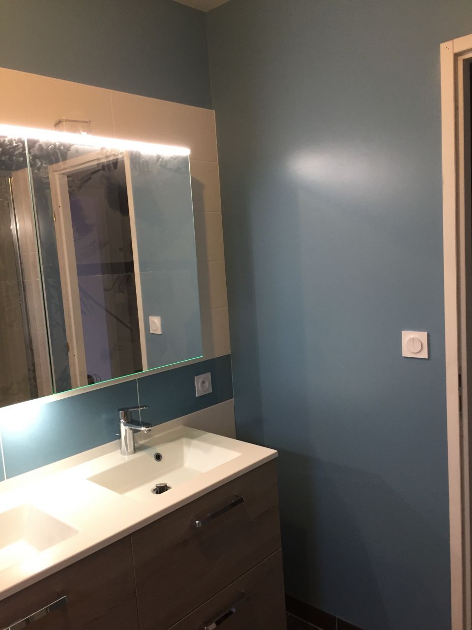 Salle de Bain Bleu Baltique N°3 Leroy Merlin