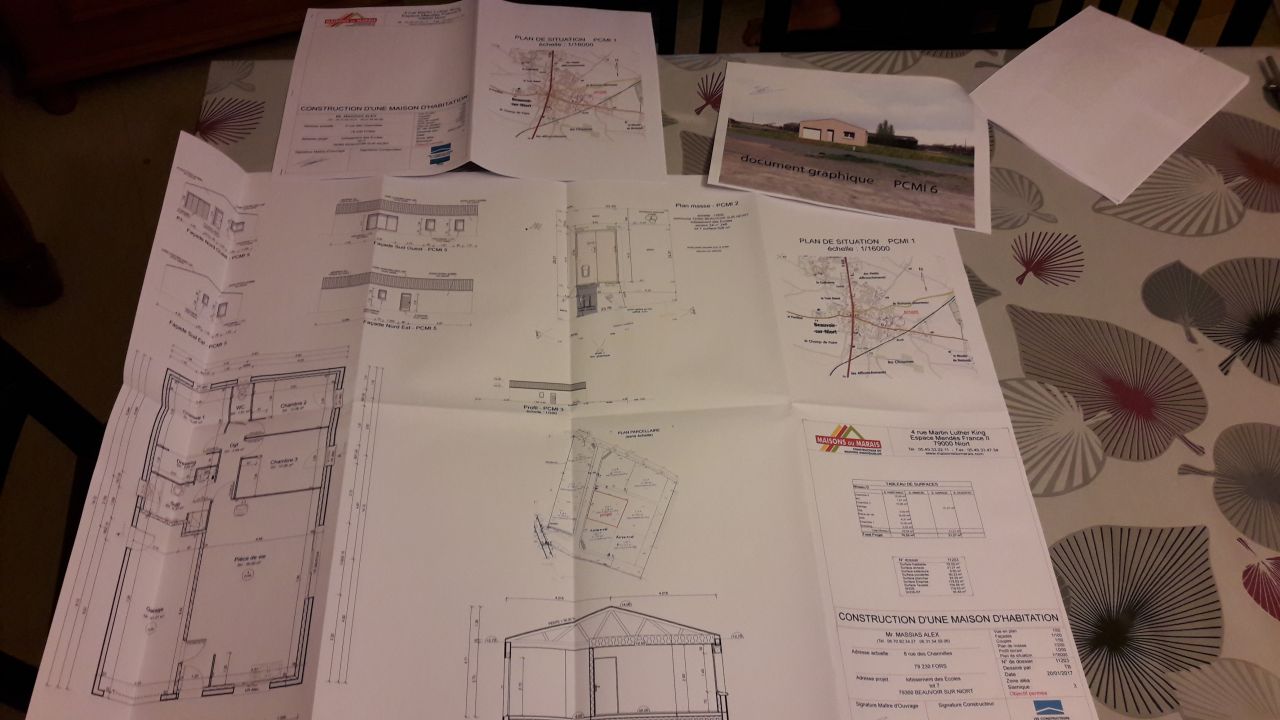 Dossier pour permis de construire