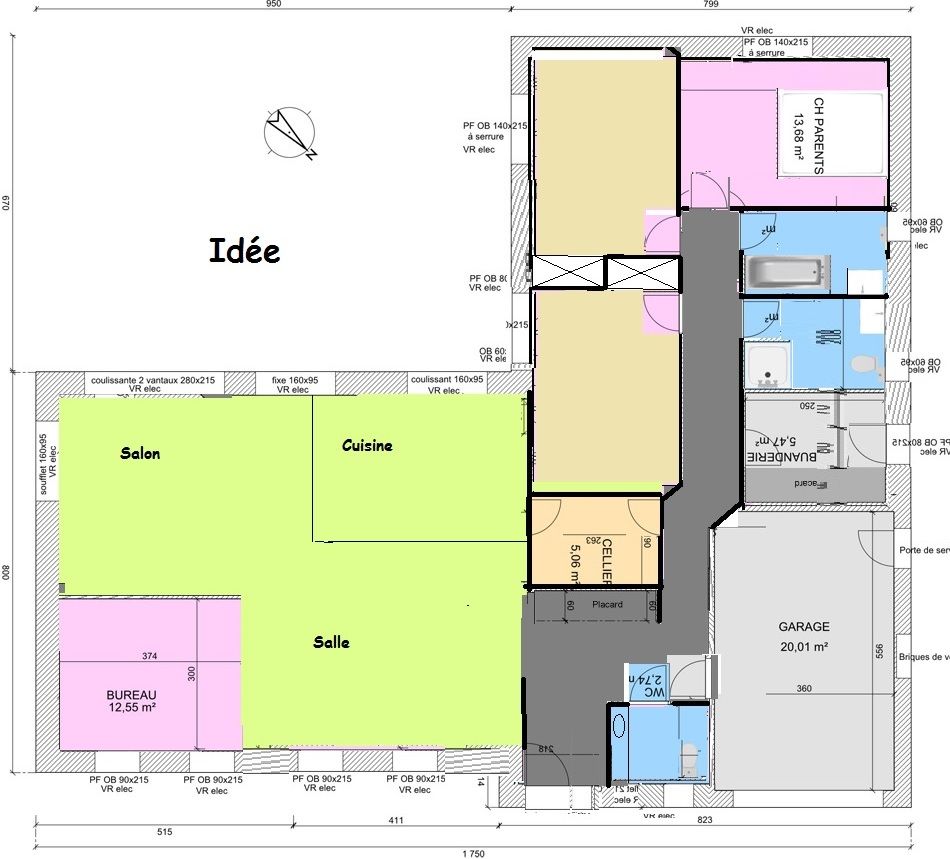 Ide de toto sur une base de 140m2