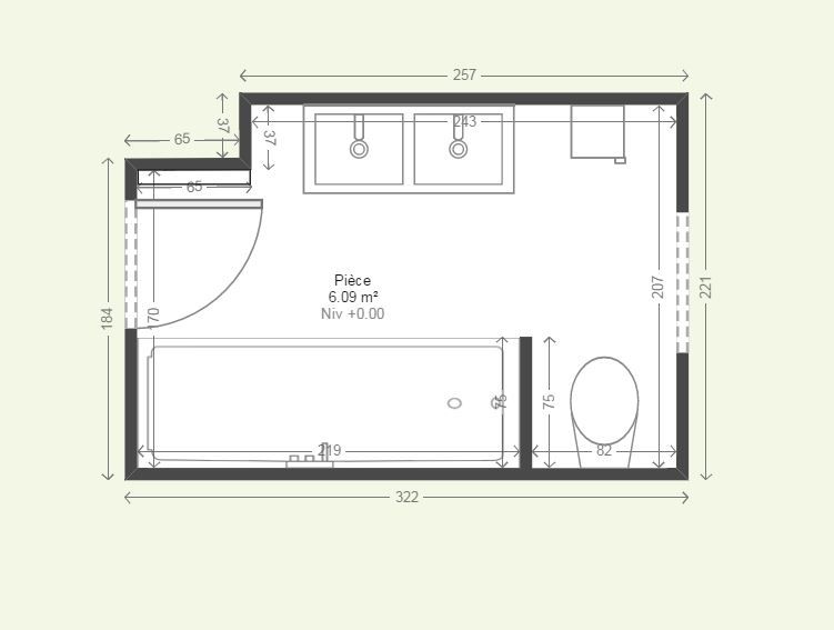 Agencement salle de bain "enfant"