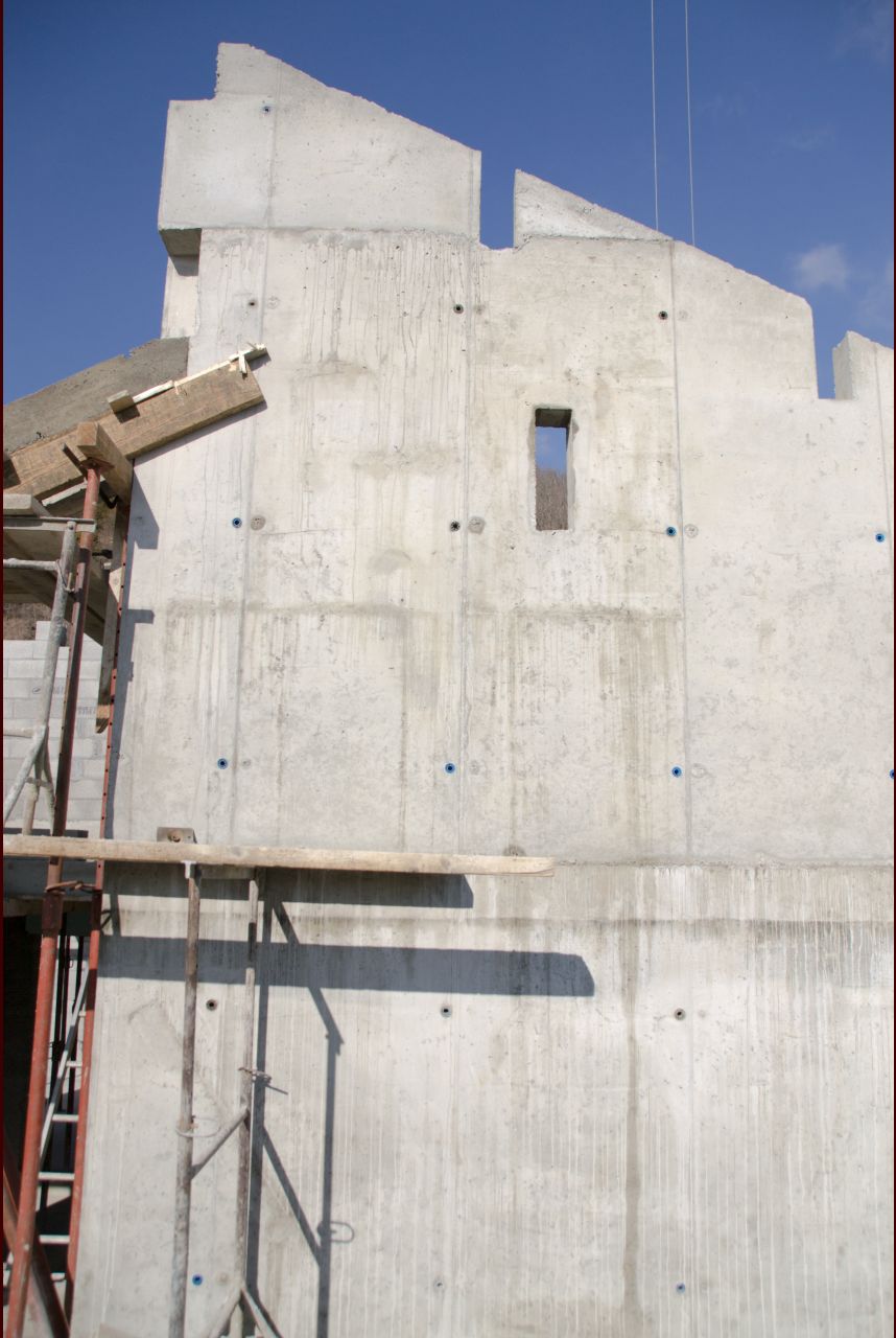 Mur à bancher intérieur